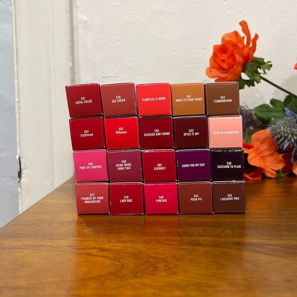 MAC Lusterglass Lipstick Bundle x20